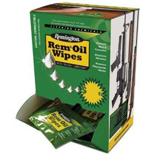 Remington Oil Wipes 6"X8" Individual Pack 18471